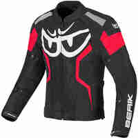 Лятно Текстилно яке Berik Imola Black/White/Red