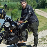 Мото дънки TRILOBITE 1664 ACID SCRAMBLER KHAKI 2.0