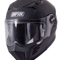 Каска SIMPSON Darksome 06 SOLID MATT BLACK