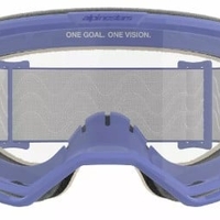 Мотокрос очила ALPINESTARS VISION 5 WORDMARK PURPLE CLEAR