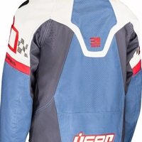 Кожено яке ICON Contra3™ HERO WHITE