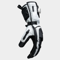 Кожени ръкавици KNOX Handroid Mk5 BLACK/WHITE LIMITED