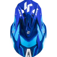 Mотокрос каска Just1 J-18 F Hexa White/Blue