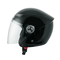 Каска за скутер A-PRO ENGRAVE BLACK