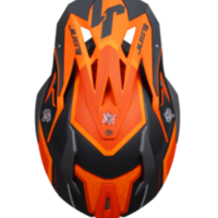 Mотокрос каска Just1 J-18 F Hexa Orange/Titanium/Black
