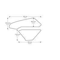 Протектор за резервоар HОNDA CBR 1000 RR 2017-2019г HDR215/PR3418