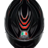 КАСКА  AGV K3 E2206 - SYTH BLACK/RED