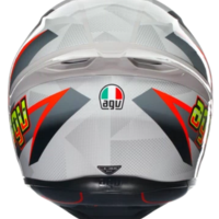 Каска AGV K1 S E2206 - BLIPPER GREY/RED