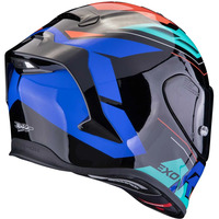 Каска Scorpion EXO-R1 Evo Air Blaze Black-Blue-Red