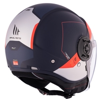 КАСКА ЗА СКУТЕР MT VIALE S SV 68 UNIT D7 MATT BLUE/WHITE/RED