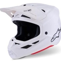 Мотокрос каска ALPINESTARS SM7 WHITE-GLOSS