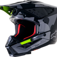 Мотокрос каска ALPINESTARS SM5 ROV2 GY/YLW