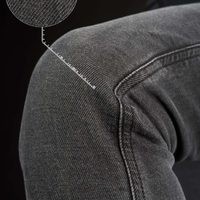 Дамски мото дънки PANDO MOTO Kaya Slim Grey - Slim-Fit Armalith®