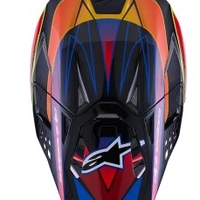 Мотокрос каска ALPINESTARS SM10 ERA BLUE/RED/YL
