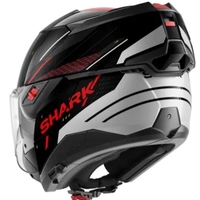 Модуларна каска SHARK OXO RYDGER Black/Silver/Red