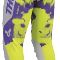 Мотокрос брич THOR LAUNCHMODE BLEACH GRAY/ACID