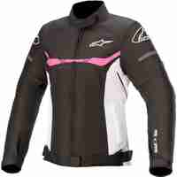 Дамско мото яке ALPINESTARS T-SPS WATERPROOF BLACK/WHITE/FUCHSIA