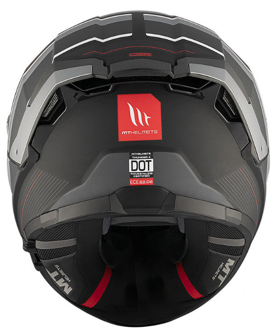 Каска MT THUNDER 4 SV R25 B2 BLACK/GRAY