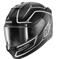 Каска SHARK D-SKWAL 3 DRONE BLACK/WHITE MATT