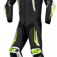 Кожен екип ALPINESTARS GP TECH V5 FLUO BLACK/WHITE/FLUO YELLOW