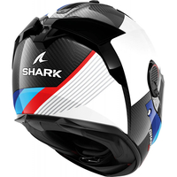 Каска SHARK SPARTAN GT PRO DOKHTA CARBON BLACK/WHITE/RED