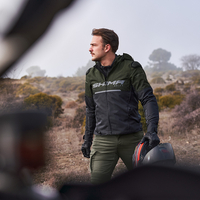 Текстилно мото яке SHIMA DRIFT BLACK/KHAKI