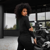 Дамски мото дънки SECA ANGEL BLACK