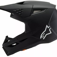 Детска мотокрос каска ALPINESTARS SM3 SOLID BLACK