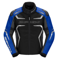 Текстилно мото яке SPIDI RACE-EVO H2OUT Black/Blue/Silver