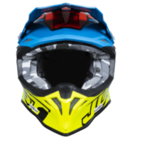 Mотокрос каска Just1 J-39 Thruster Fluo Yellow/Red/Blue