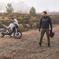 Текстилно мото яке SHIMA DRIFT BLACK/KHAKI