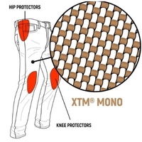 Мото дънки JOHN DOE PIONEER MONO INDIGO BLUE