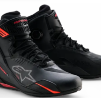 Мото боти ALPINESTARS FASTER-4 DS BLACK/RIO RED/FLUO