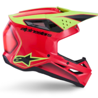 Мотокрос каска ALPINESTARS SM3 FRAY RED/YELLOW/BLACK