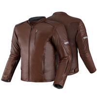 Кожено мото яке SHIMA HUNTER PLUS 2.0 BROWN