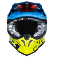 Mотокрос каска Just1 J-39 Thruster Fluo Yellow/Red/Blue