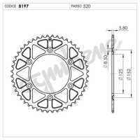 Задно зъбчато колело TROFEO 368197149 BLACK