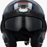 Модуларна каска SCORPION Exo-Tech Evo Carbon BLACK/BLUE/RED