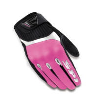 Дамски текстилни мото ръкавици SPIDI G-FLASH WHITE/PINK
