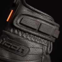 Кожени мото ръкавици ICON MOTORHEAD3 - BLACK