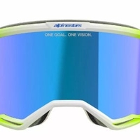 Мотокрос очила ALPINESTARS VISION 5 BLAZE YLW/BL MIRROR-BLUE