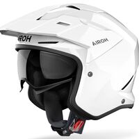 Kаска за скутер AIROH Kombakt WHITE Gloss