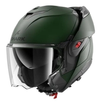 Модуларна каска SHARK OXO Mat Dark Green Matt