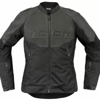 Дамско мото яке ICON Women's Overlord3 CELeather BLACK