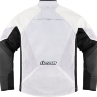 Мото яке ICON MESH AF LEATHER CE WHITE