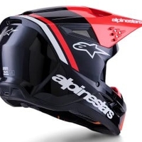 Мотокрос каска ALPINESTARS SM3 RADIUM BLK/RED/WH