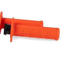 Мото ръкохватки RACETECH Lock On Neon Orange