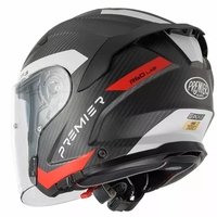 Скутерова каска Premier JT5 Carbon MA BLACK/RED