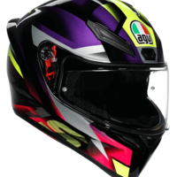 Каска K1 S E2206 - FASTLAP BLACK/PURPLE/PINK