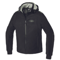 Текстилно мото яке SPIDI Hoodie Armor H2Out Black